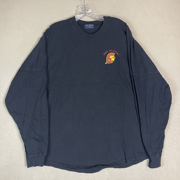 USC Trojans Unisex L‎ Black Alumni 2020 Spirit Jersey Pullover Sweatshirt - Picture 1 of 13